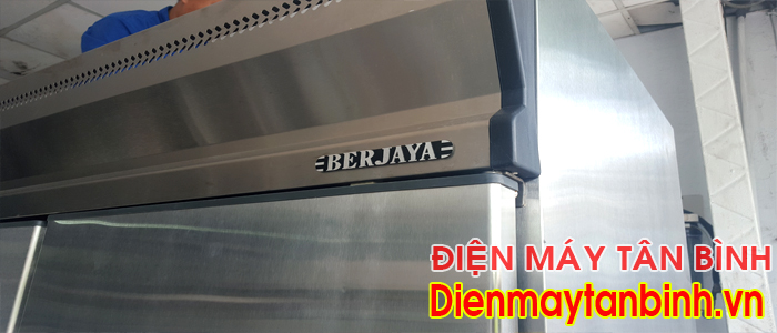 Tủ m&aacute;t berjaya inox 4 c&aacute;nh