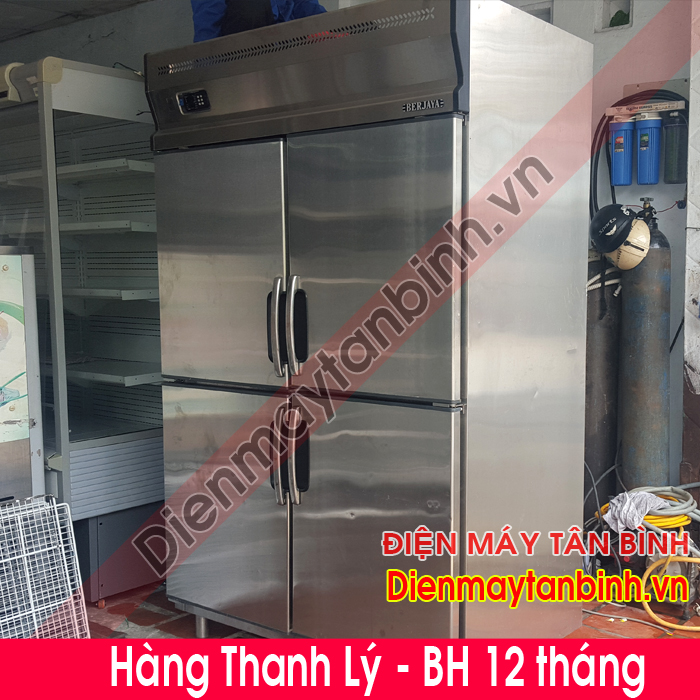 Tủ mát 4 cánh inox Berjaya (còn mới 95%)