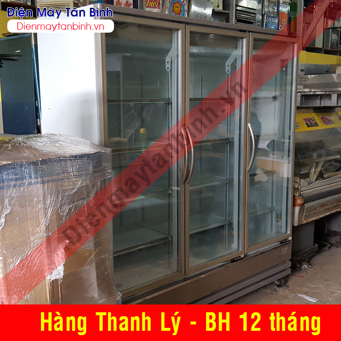 Tủ mát cũ Toshiba (Nhật Bản) 3 cửa 1500 lít