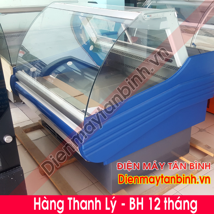 Tủ mát cũ kính cong Alaska (còn mới 99%)