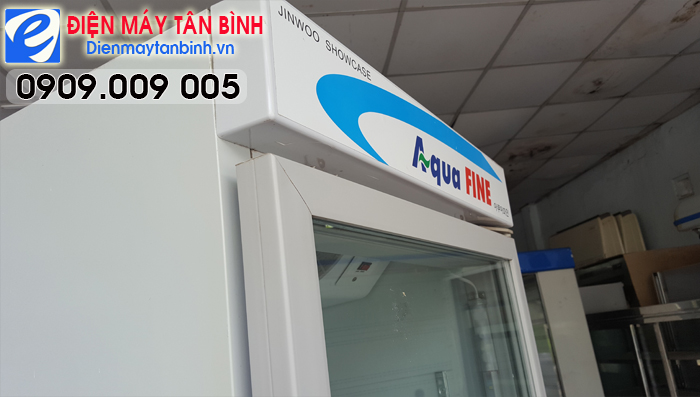 B&aacute;n thanh l&yacute; tủ m&aacute;t nhập khẩu Aqua Fine 400 l&iacute;t