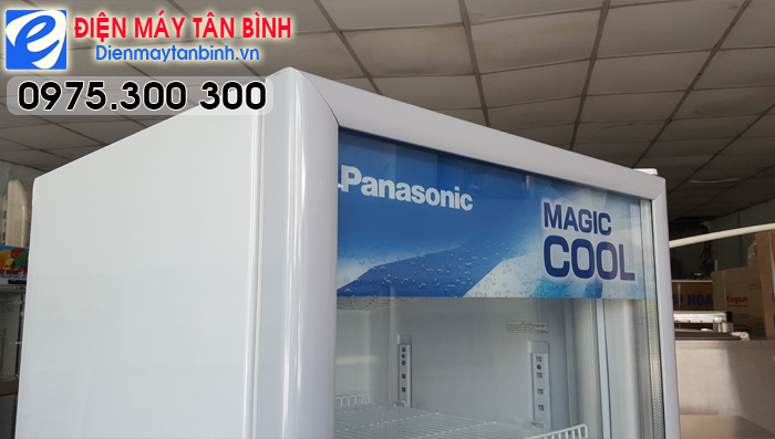 Hộp đ&egrave;n tủ m&aacute;t cũ Panasonic 330 l&iacute;t