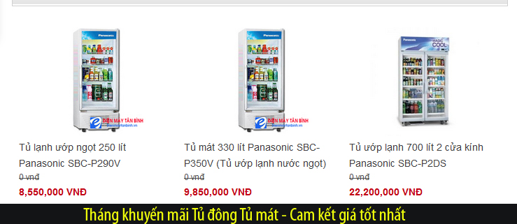 Tủ m&aacute;t Panasonic
