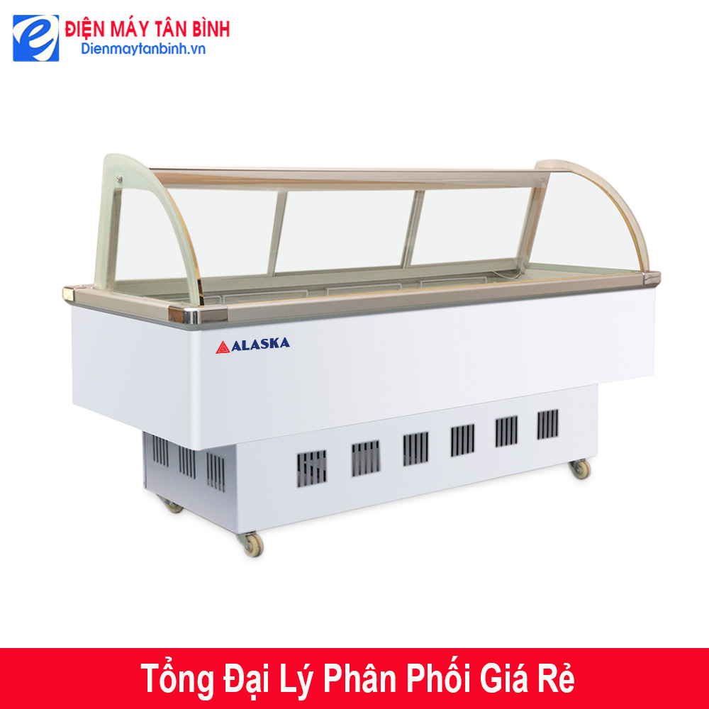 Tủ mát thịt nguội kính cong Alaska SC-2000Z