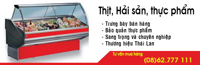 Tủ m&aacute;t trưng b&agrave;y thịt si&ecirc;u thị