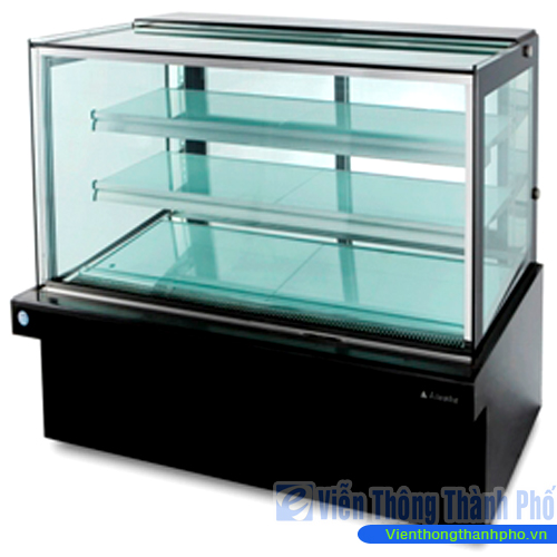 Tủ mát 4 mặt kính trưng bày bánh kem Alaska G-500K