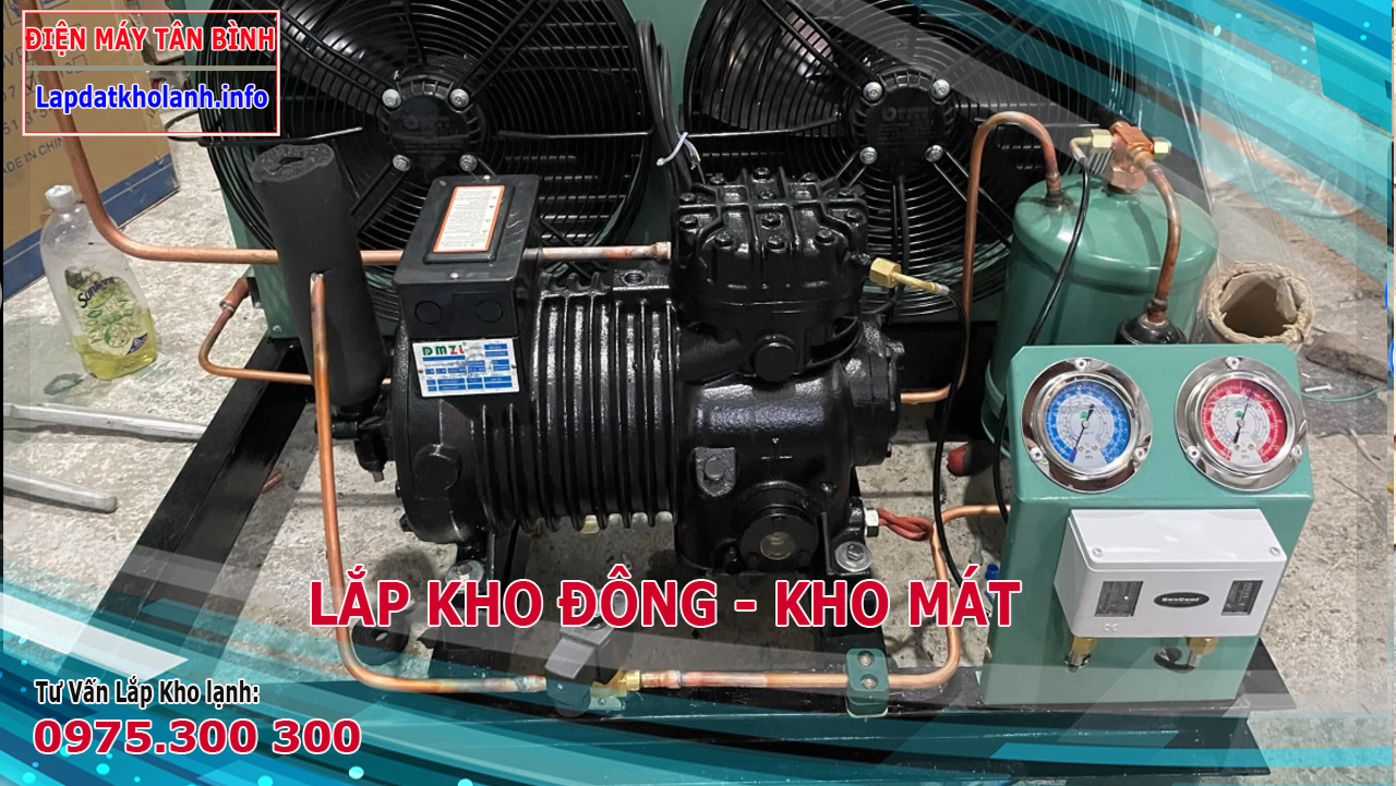 Cụm máy nén kho lạnh công nghiệp