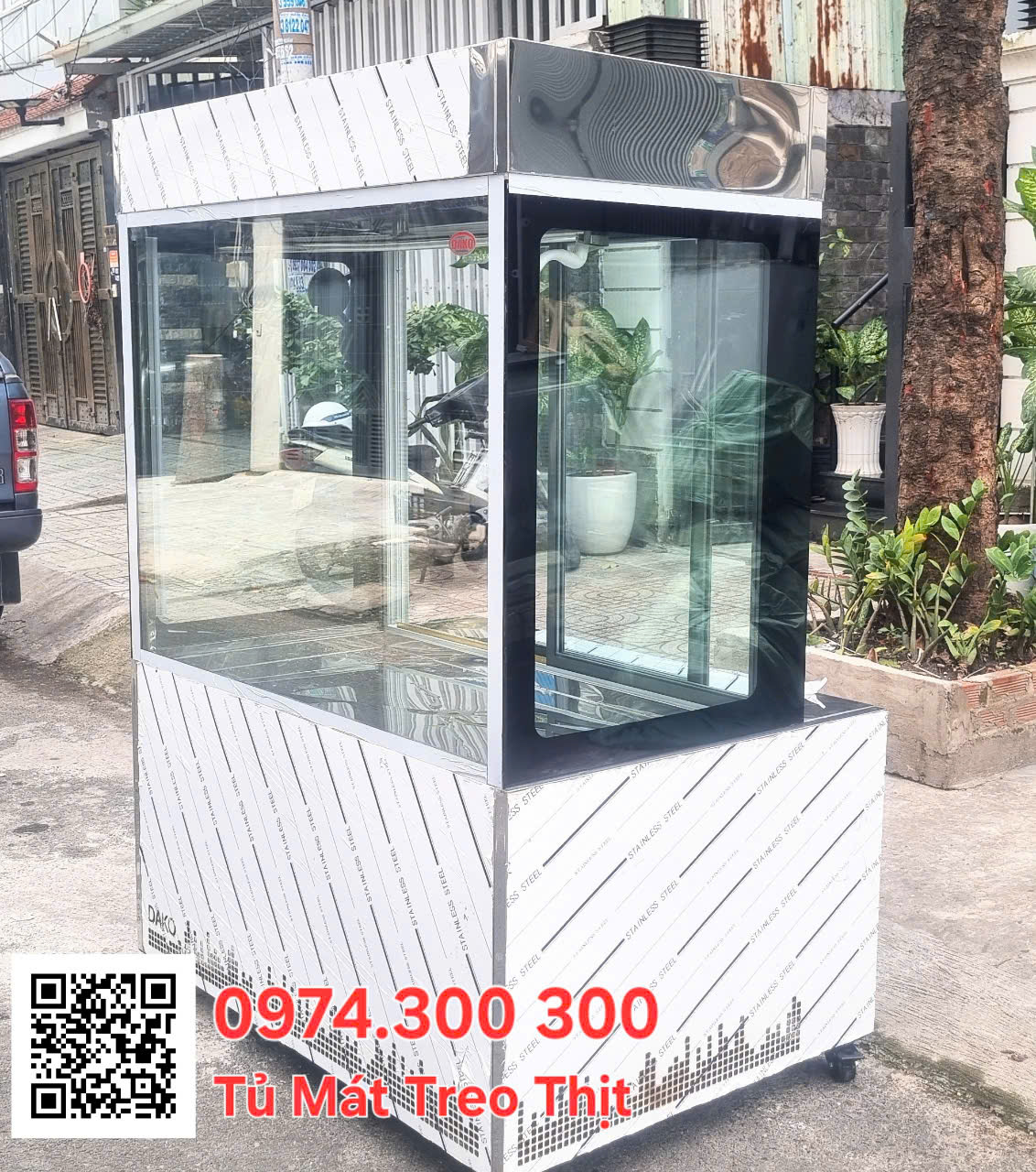 tủ mát trưng bày thịt bò